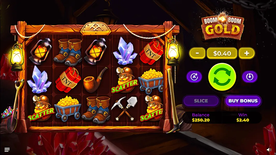 Boom Boom Gold gameplay screenshot 1