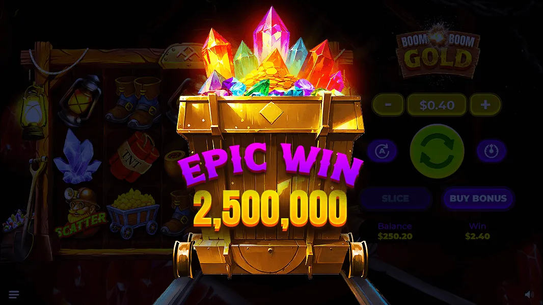 Boom Boom Gold gameplay screenshot 2