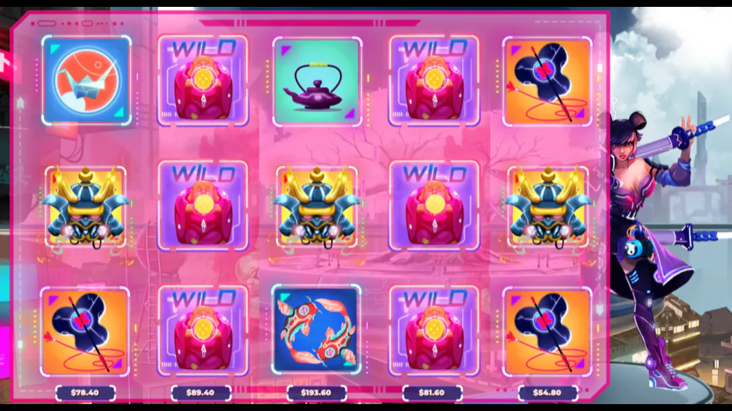 Cyber Samurai Slicer gameplay screenshot 3