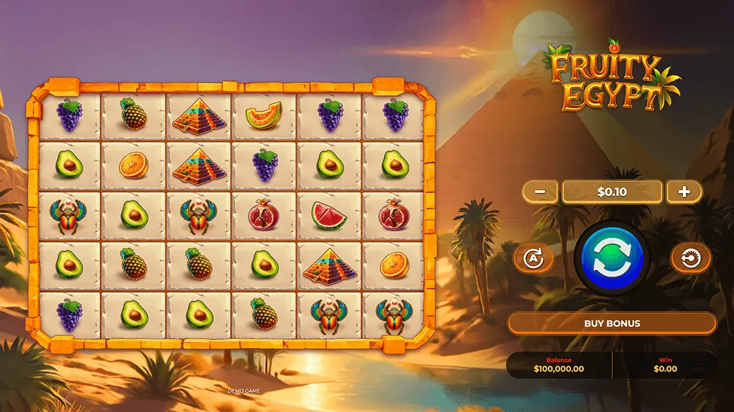Fruity Egypt gameplay screenshot 1